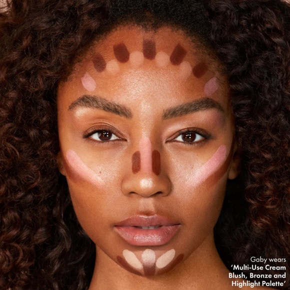 NEW Iconic London Multi Use Cream Blush Bronze & Highlight Palette - Picture 5 of 7